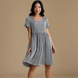 Downeast Navy Striped Dress